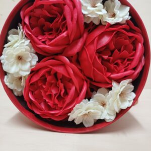 Box Piwonie – Kwiaty mydlane